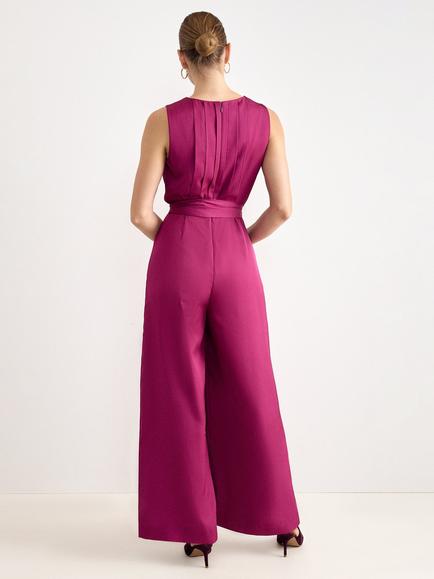 Phase Eight Janine Jumpsuit, Fuchsia - view 2, Fuchsia