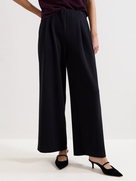 Phase Eight Florence Tailored Straight Leg Trousers, Black, Black