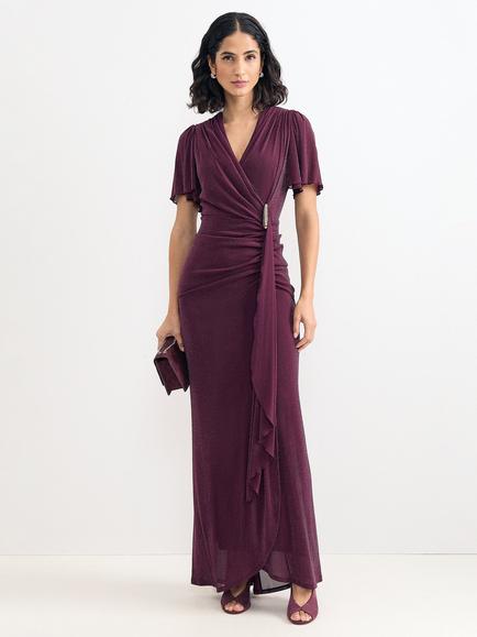 Phase Eight Alexis Maxi Dress, Burgundy, Burgundy