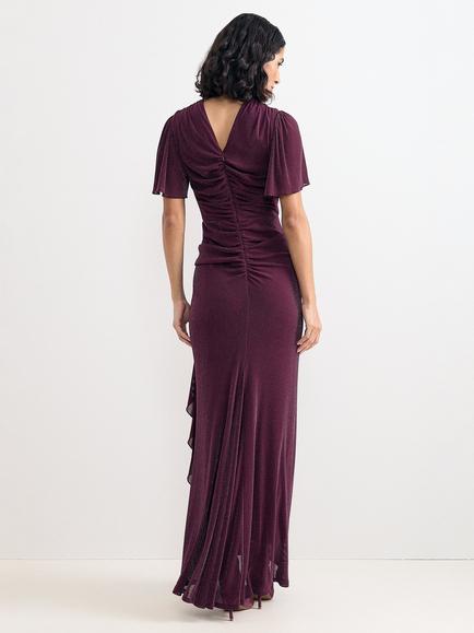 Phase Eight Alexis Maxi Dress, Burgundy - view 2, Burgundy