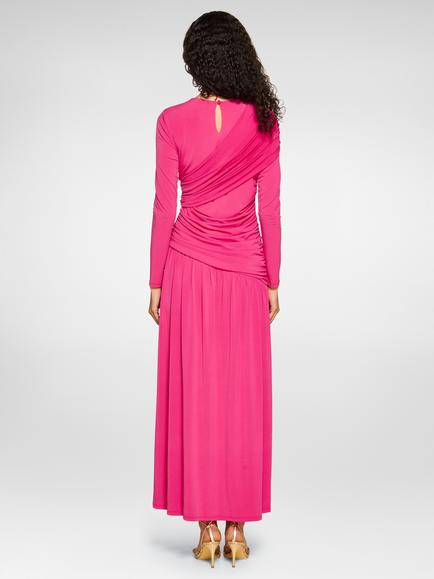 DASKA Alya Double Drape Maxi Dress - view 2, Pink