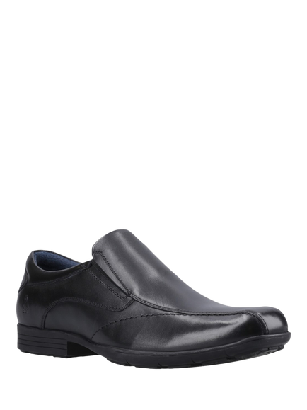 Hush Puppies Kids' Dumfries Classic Leather Shoes, Black - view 2, Black