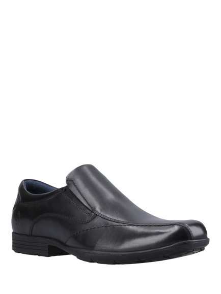 Hush Puppies Dumfries Leather Loafers, Black - view 2, Black