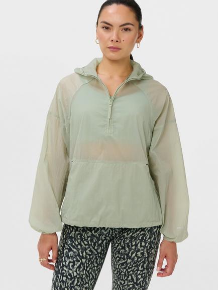 Sweaty Betty Lightweight Water Resistant Jacket, Pastel Green, Pastel Green