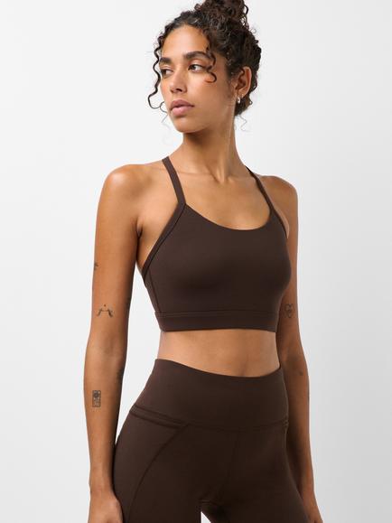 Sweaty Betty Medium Support Sports Bra, Espresso Brown, Espressobrown