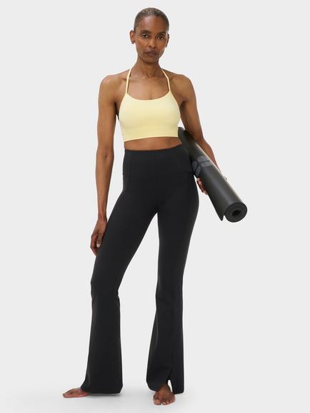 Sweaty Betty Scoop Neck Sport Bra, Chalk Yellow - view 2, Chalk Yellow