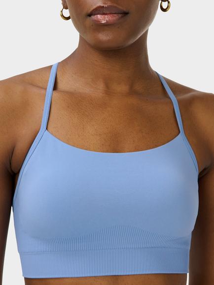 Sweaty Betty Scoop Neck Sport Bra, Faded Blue, Faded Blue
