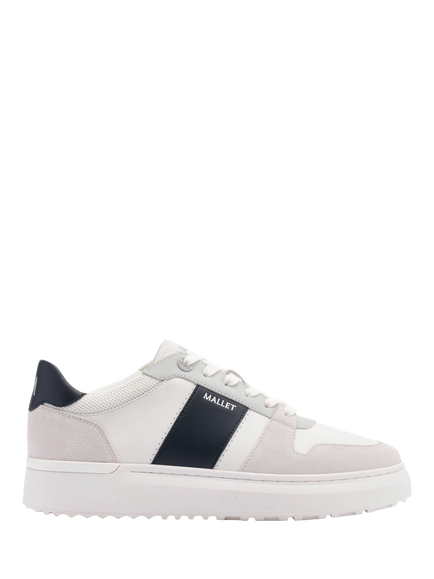 Mallet Hoxton Lite Trainers, White Navy