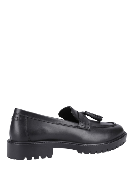 Hush Puppies Kids' Abigail Leather Tassel Loafers, Black - view 2, Black