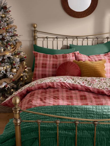 Laura Ashley Astley Floral Reversible Brushed Cotton Duvet Cover Set - view 2, Multi