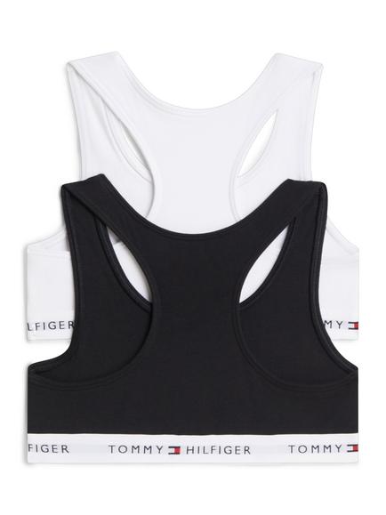 Tommy Hilfiger Kids' Bralet, Pack of 2, Multi - view 2, Multi