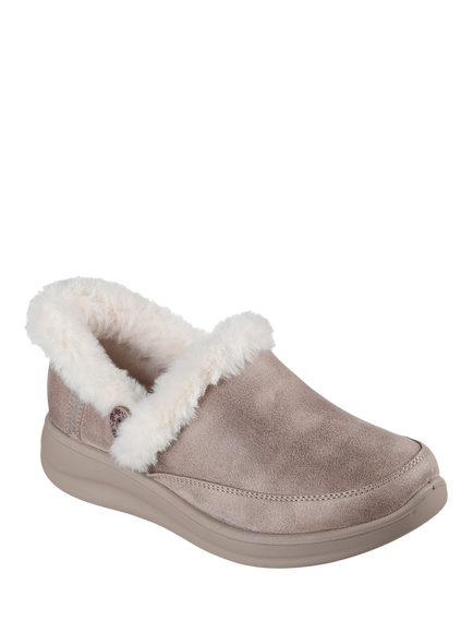 Skechers Hands Free Slip-ins Cosy Escape Slippers, Taupe - view 2, Taupe