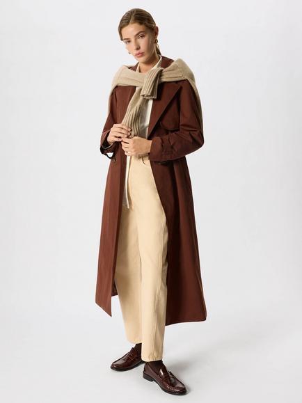 Whistles Valentina Trench Coat, Brown - view 2, Brown