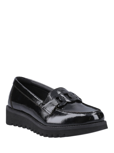 Hush Puppies Kids' Francis Loafer School Shoes, Black - view 2, Black