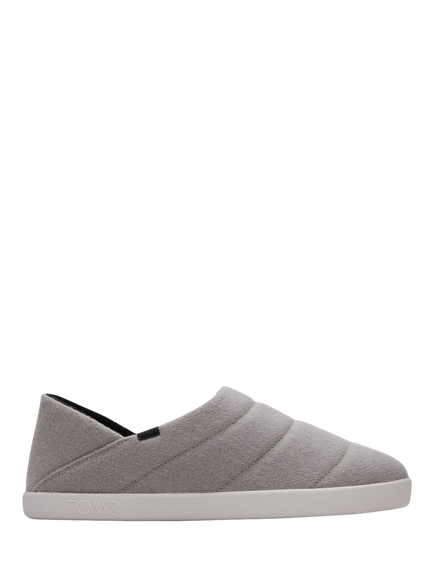 TOMS Ezra Shearling Slippers, Light Grey
