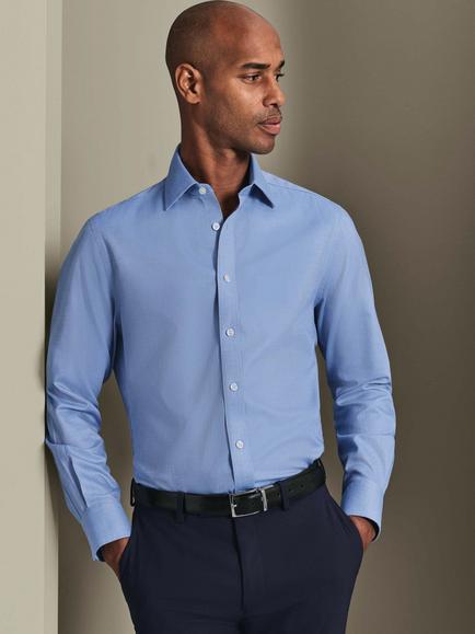 Charles Tyrwhitt Oxford Slim Fit Shirt, Blue, Blue