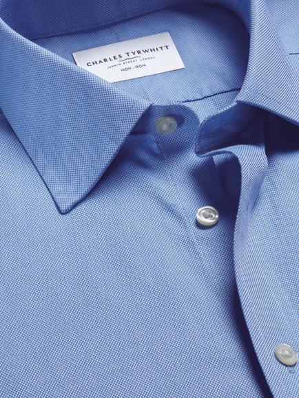 Charles Tyrwhitt Oxford Slim Fit Shirt, Blue - view 2, Blue