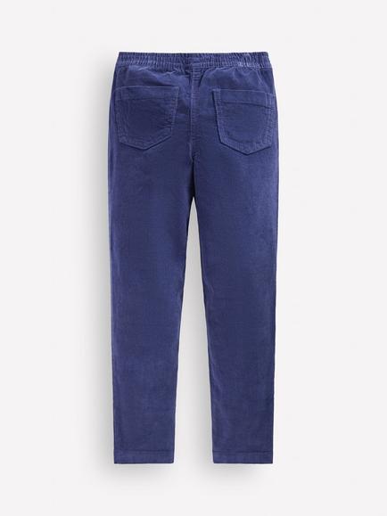Mini Boden Kids' Corduroy Leggings, College Navy - view 2, College Navy