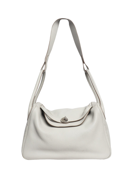 Pre-loved Hermès Lindy 2011 Leather Bag, Grey, Grey