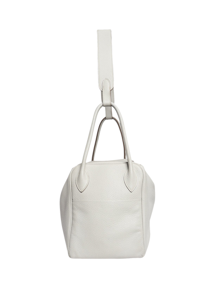 Pre-loved Hermès Lindy 2011 Leather Bag, Grey - view 2, Grey