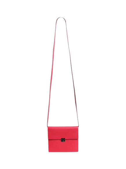 Pre-loved Hermès Extreme Clic Leather Crossbody Bag, Pink - view 2, Pink