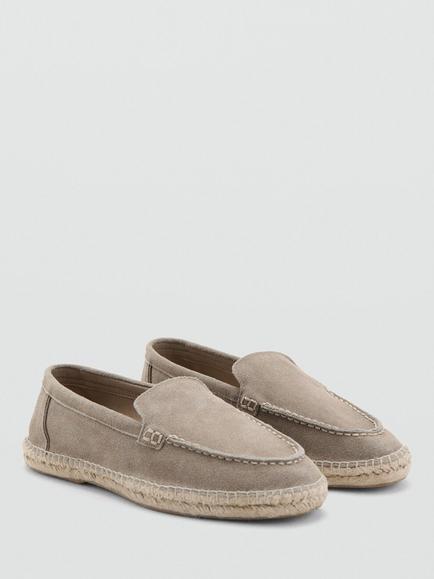 Mango Suede Shoes, Taupe - view 2, Taupe