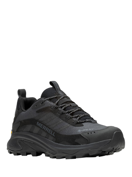 Merrell Moab Speed 2 GTX Wide Fit Hiking Shoes, Black - view 2, Black