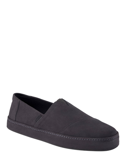 TOMS Alpargata Premium Canvas Espadrilles, Dark Grey - view 2, Dark Grey