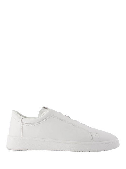 TOMS TRVL LITE Miles Leather Slip On Trainers, White