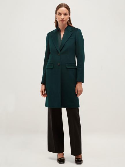 Hobbs Petite Cavendish Coat, Green, Green