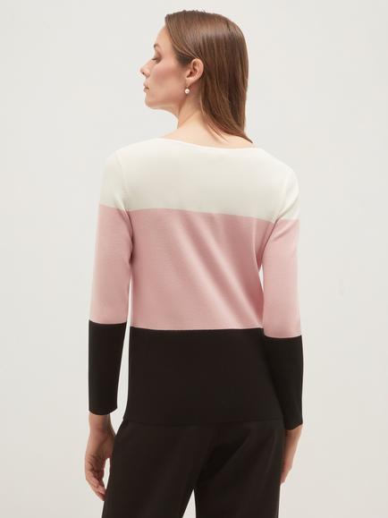 Hobbs Alice Jumper, Pink - view 2, Pink