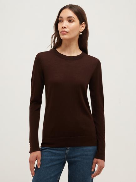 Hobbs Penny Jumper, Brown, Brown