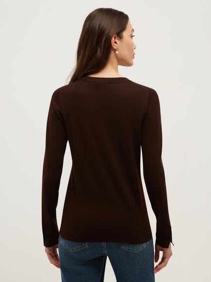 Hobbs Penny Jumper, Brown - view 2, Brown