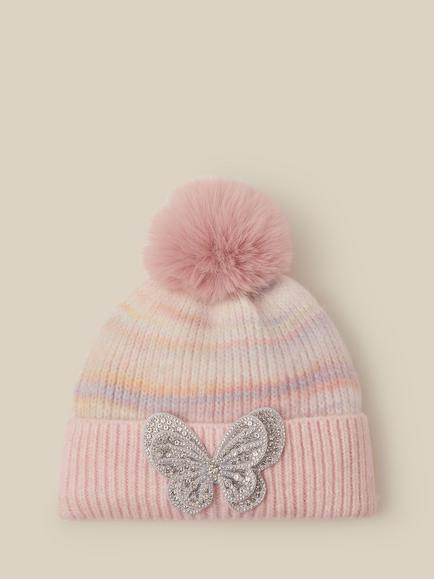 Monsoon Kids' Bling Butterfly Hat, Multi, Multi