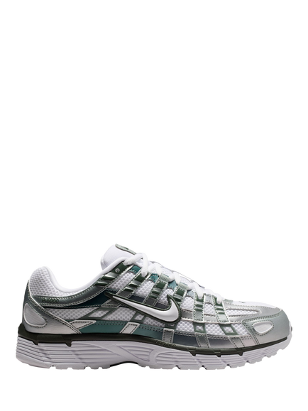 Nike P-6000 Women's Sports Shoes, White/Mica Green/Chrome, White/Mica Green/Chrome