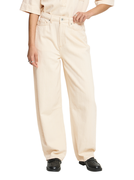 ICHI Ihhezallo Barrel Fit Jeans, Birch, Birch