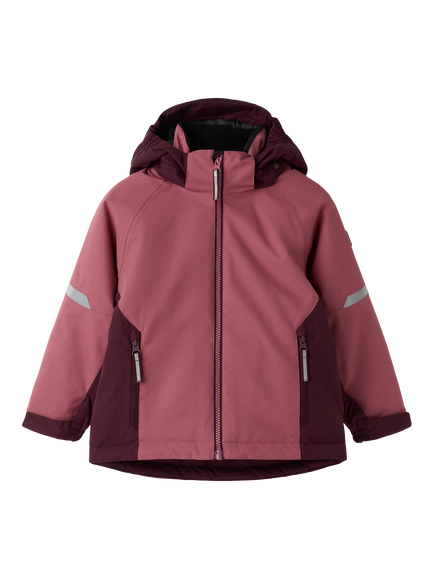 Polarn O. Pyret Kids' Icy Padded Waterproof Winter Jacket, Pink, Pink