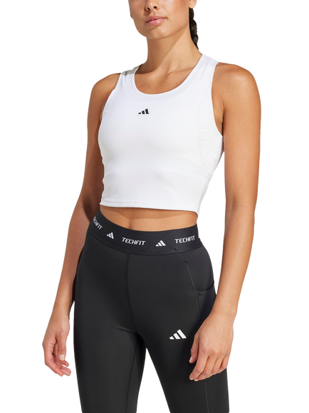 adidas Training Tank Top, White, White