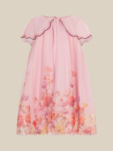 Monsoon Kids' Dahlia Cape Dress, Multi, Multi