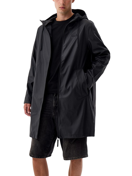 Hunter Andrea Unisex Waterproof Raincoat, Black, Black