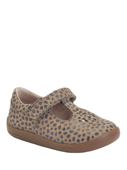 Start-Rite Kids' Eternal T-Bar Leather Shoes, Cream - view 2, Cream