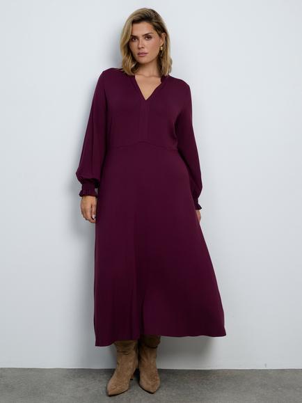 Live Unlimited Tie Side Jersey Midaxi Dress, Red, Red
