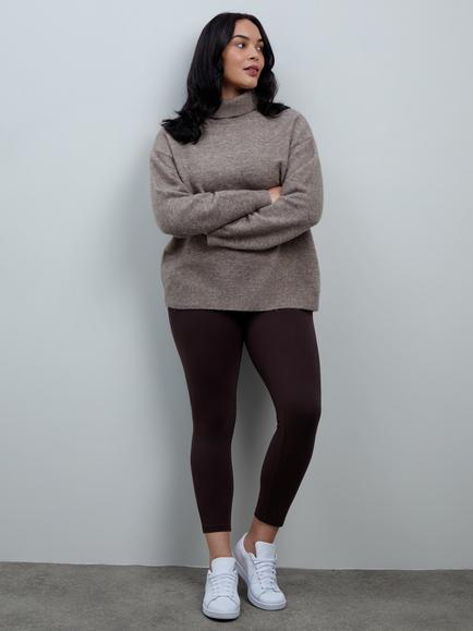 Live Unlimited Jersey Leggings, Brown - view 2, Brown