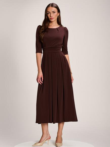 Jolie Moi Jersey Maxi Dress, Brown