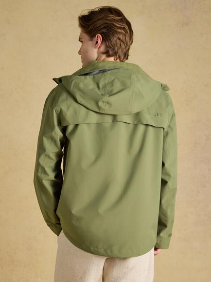 Joules Country Waterproof Coat, Green - view 2, Green