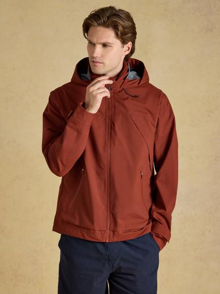 Joules Country Waterproof Coat, Red, Red