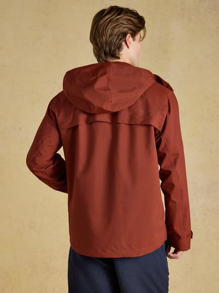 Joules Country Waterproof Coat, Red - view 2, Red