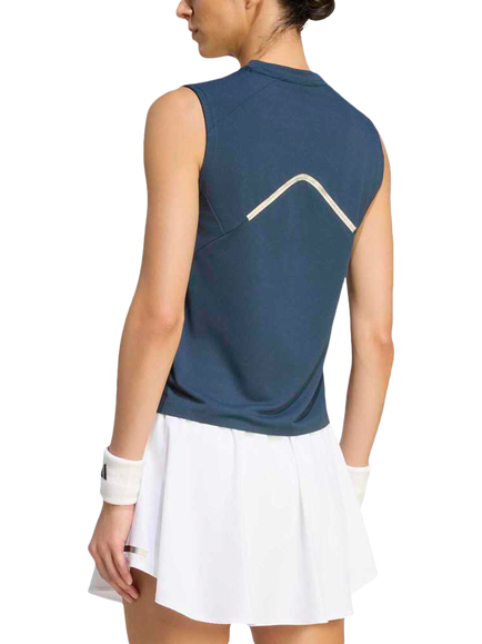 adidas Match Tank Pro Tennis Top - view 2, Aurora Ink