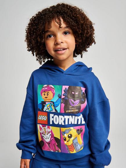 Brand Threads Kids' Lego x Fortnite Joggers and Hoodie Set, Multi - view 2, Multi