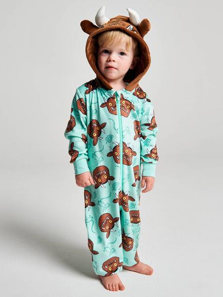 Brand Threads Kids' Gruffalo Onesie, Multi, Multi